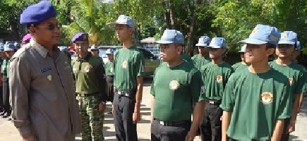 Pendidikan Bela Negara Di SMKN 1 Singaraja Dibuka Wakil Bupati Buleleng